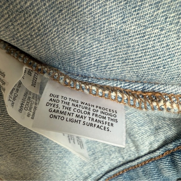 Madewell Women's XS Oversized Light Blue Denim Jean Jacket Button-Up Casual - Picture 7 of 7